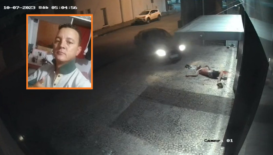 homem preso por atropelar vítima diversas vezes em Cuiabá