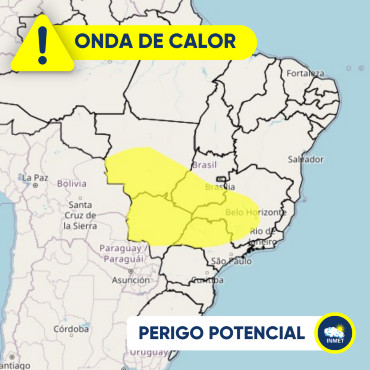 Onda de calor Inmet