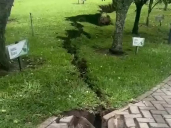 RACHADURA EM GRAMADO