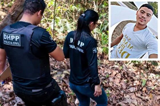 Felipe Fernandes da Silva, 21 anos, foi assassinado em uma região de mata, no bairro Pedra 90, em Cuiabá.