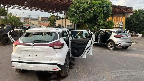 Roubo a concessionária de VG