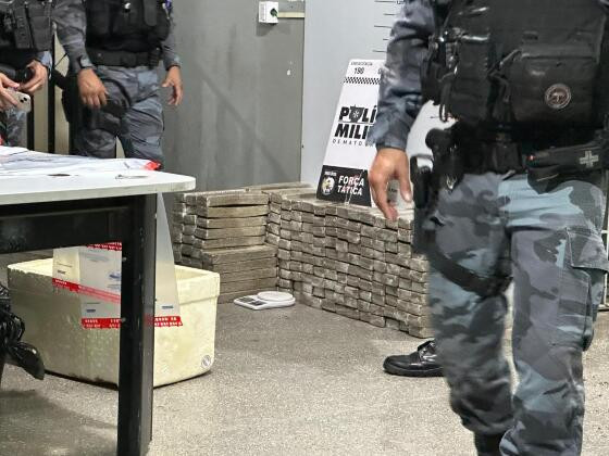 Drogas apreendidas em Cuiabá 