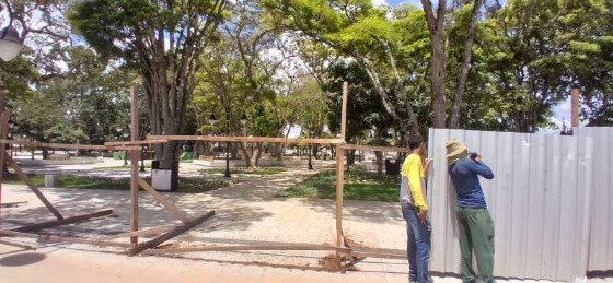 praça de chapada inauguração 