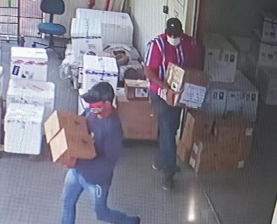 Bandido que roubou loja de eletrodomésticos 