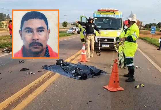 MOTOCICLISTA MORTO EM ACIDENTE EM SINOP