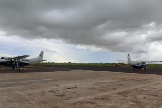 hangares aerodromo