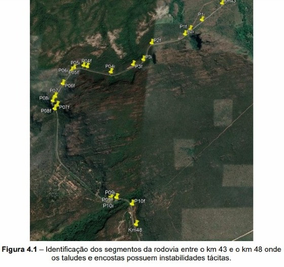 Mapa pontos críticos Portão do Inferno (geral)