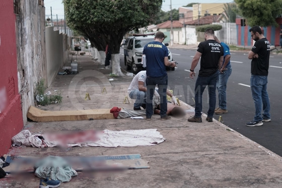 Moradores de rua baleados em Rondonópolis 