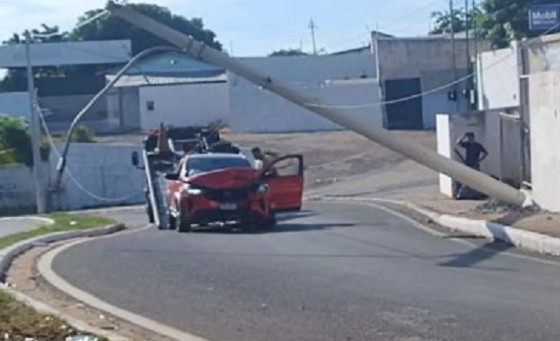acidente na MIGUEL SUTIL