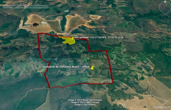 Incêndio chapada santuário 