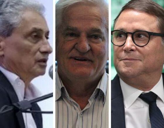 Neurilan Fraga, Antônio Galvan e Mauro Carvalho