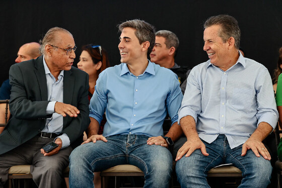 Júlio Campos, Alan Porto e Mauro Mendes