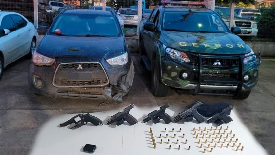 Policial penal preso em região de fronteira 