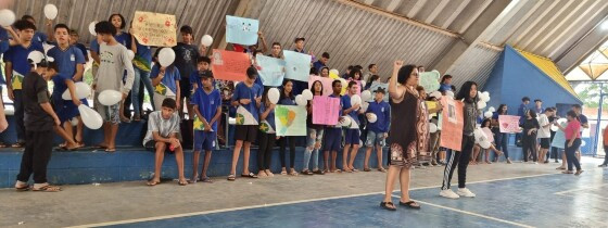 ato contra feminicidio escola cuiaba