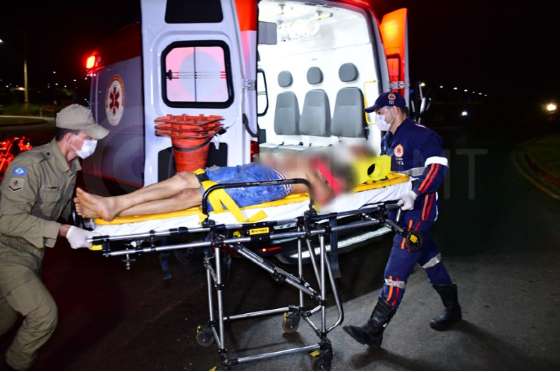 Motociclista ferido