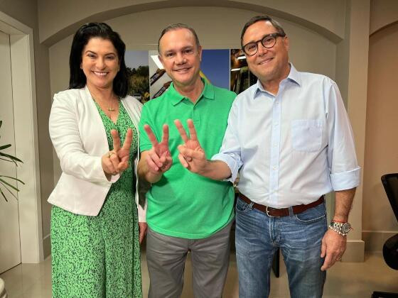 Wellington, Rosana Martinelli e Mauro Carvalho