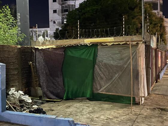 Barracos moradores de rua