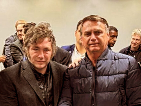 Milei e Bolsonaro