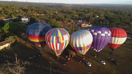 Balonismo em Chapada dos Guimarães