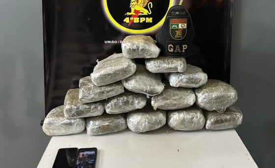 maconha apreendida pm