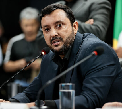 O candidato a deputado estadual, Professor Allan Kardec (Podemos).