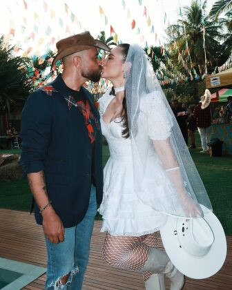 Paolla Oliveira e Diogo Nogueira