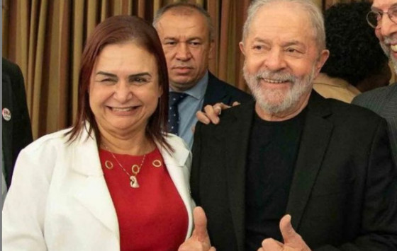 Rosa Neide e Lula