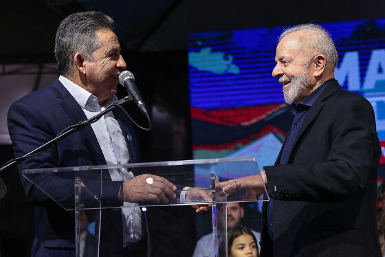 Mauro Mendes e Lula