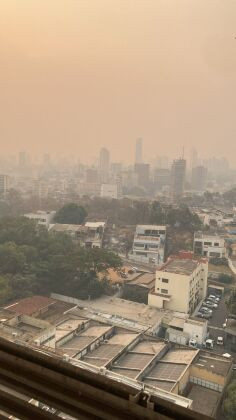 Fumaça céu Cuiabá