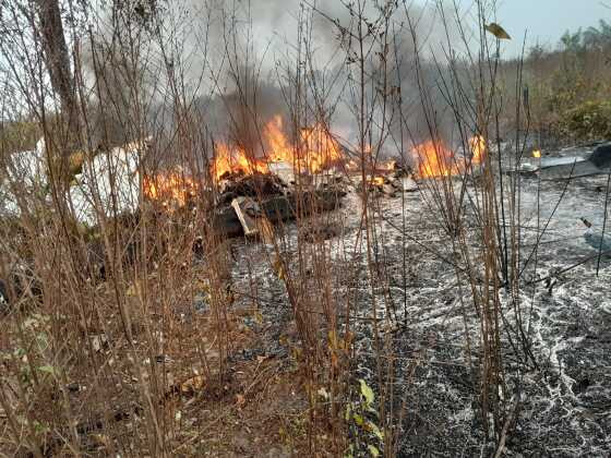 aviao destruido apiacas