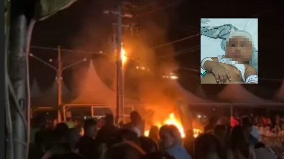Explosão poste de energia nova santa helena