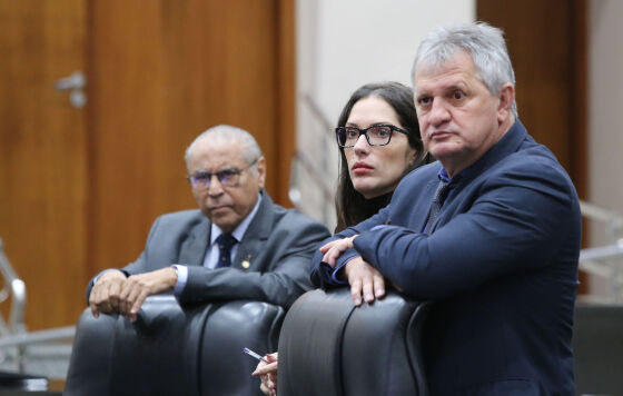 Júlio Campos, Janaina Riva e Dilmar Dal Bosco