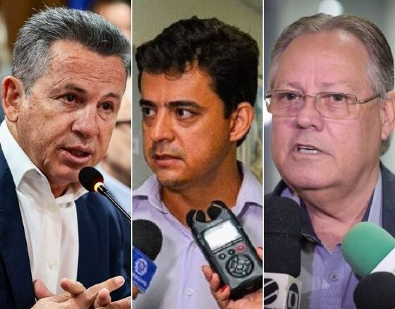 Mauro Mendes, Juliano Melo e Gilberto Figueiredo