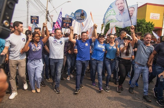 Eduardo Botelho, Mauro Mendes, Virginia Mendes, Sonia Botelho, Gisela Simona e Paulo Araújo