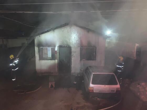 Incêndio em casa