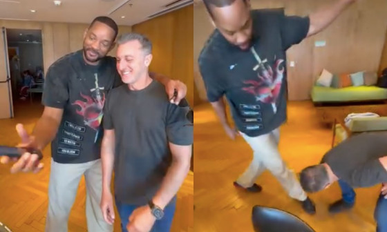 Will Smith e Luciano Huck