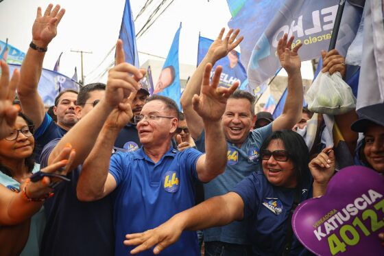 Mauro Mendes e Eduardo Botelho