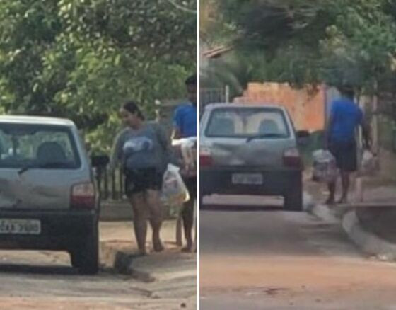 Entrega de cestas básicas em Pontes e Lacerda
