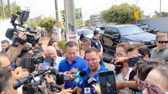 Mauro Mendes e Eduardo Botelho