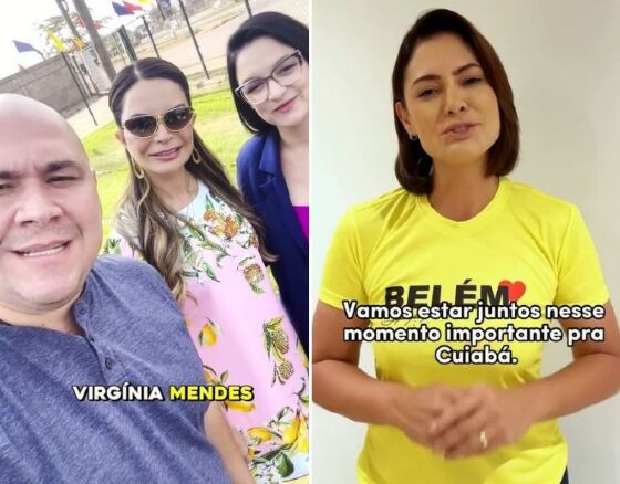 Abilio Brunini, Samantha Iris, Virginia Mendes e Michelle Bolsonaro