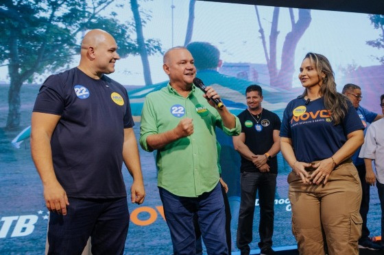 Abilio Brunini, Wellington Fagundes e Vânia Costa