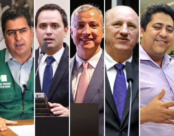 Emanuel, Diego Guimarães, Faissal Calil, Neri Geller e Ananias Filho