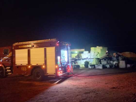 incendio carreta de algodão 