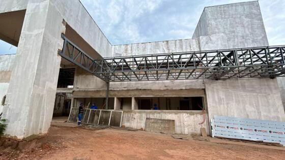 Obras da nova sede do Cermac e MT Hemocentro