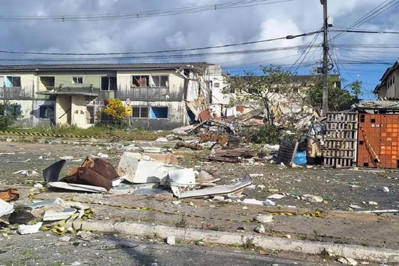 predio desaba em Maceió