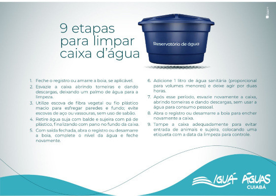 LIMPEZA CAIXA D' ÁGUA