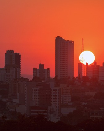 Cuiabá pôr-do-sol