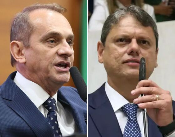 Wilson Santos e Tarcísio de Freitas