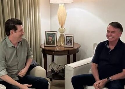 Balbinotti, Bolsonaro e Eduardo Bolsonaro