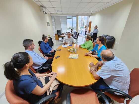 reunião CDL presidente da Camara